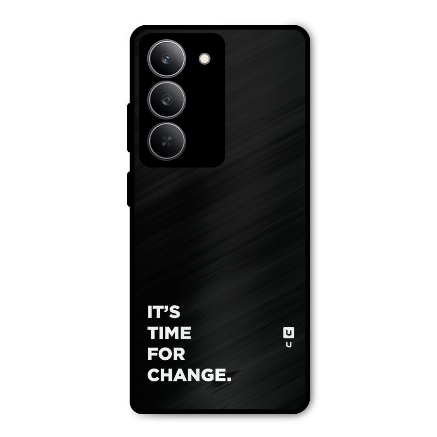 Its Time For Change Metal Back Case for Realme 14x