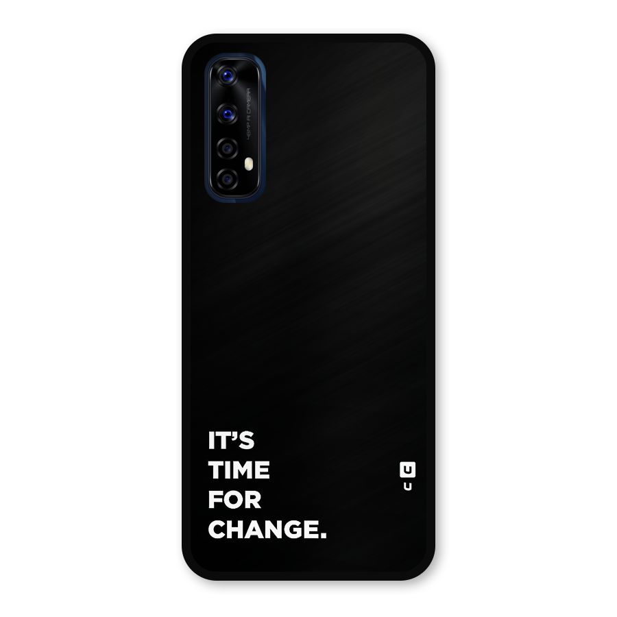 Its Time For Change Metal Back Case for Realme 7