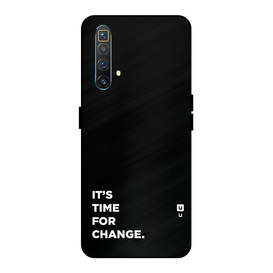 Its Time For Change Metal Back Case for Realme X3 SuperZoom