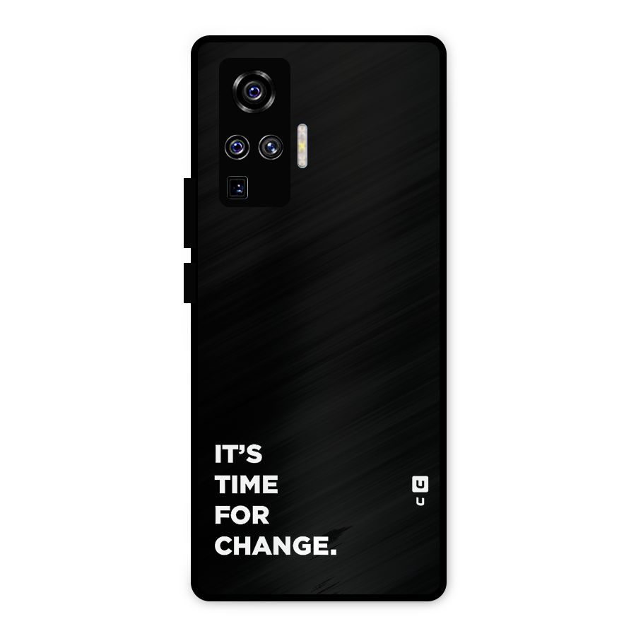 Its Time For Change Metal Back Case for Vivo X50 Pro