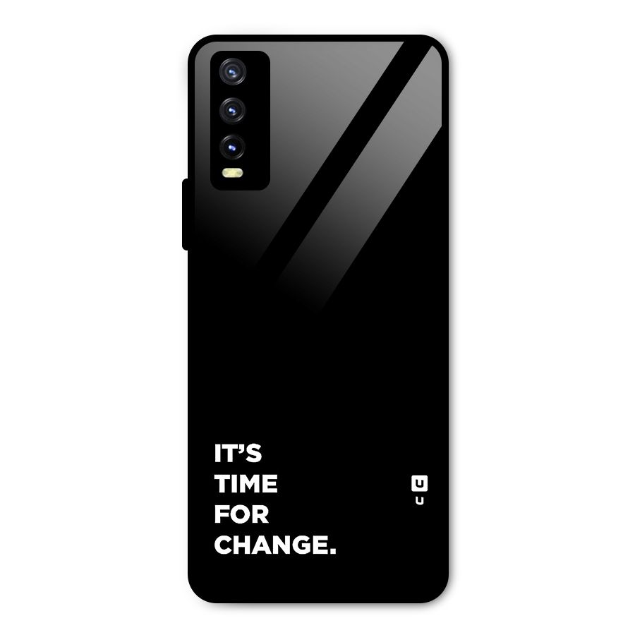 Its Time For Change Metal Back Case for Vivo Y20