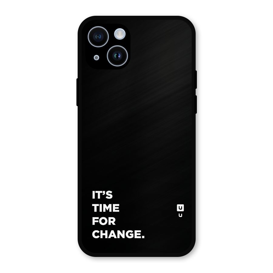 Its Time For Change Metal Back Case for iPhone 14