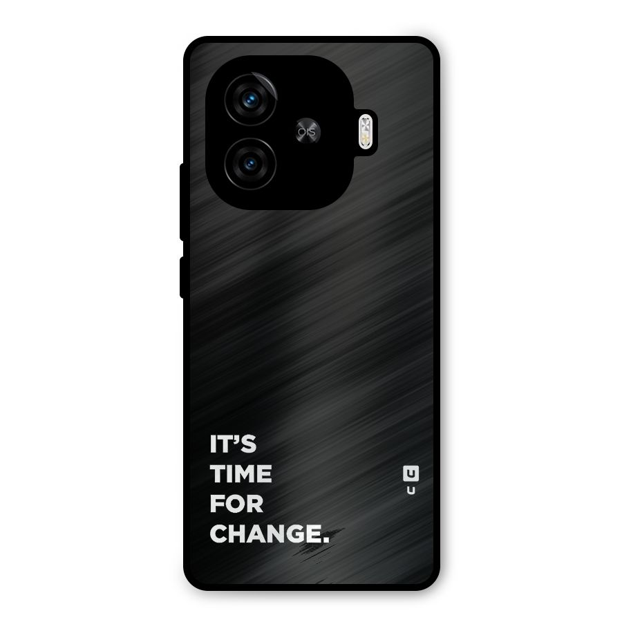 Its Time For Change Metal Back Case for iQOO Neo 10R