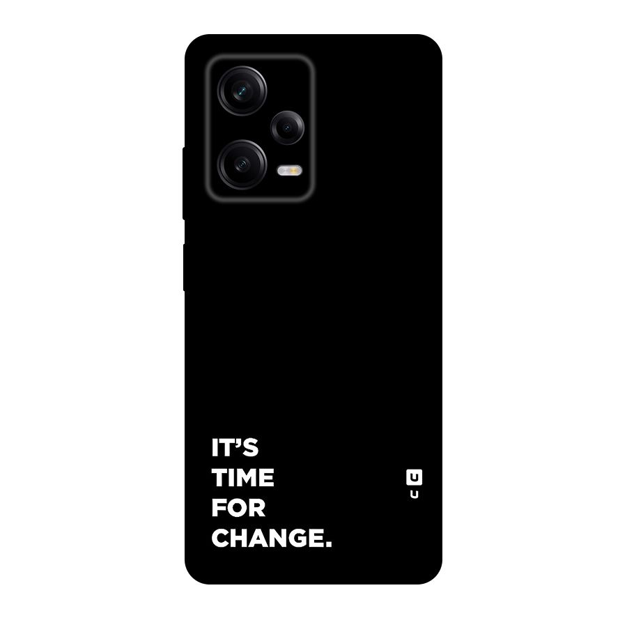 Its Time For Change Original Polycarbonate Back Case for Redmi Note 12 Pro