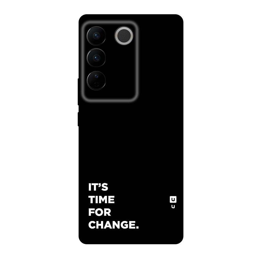 Its Time For Change Original Polycarbonate Back Case for Vivo V27