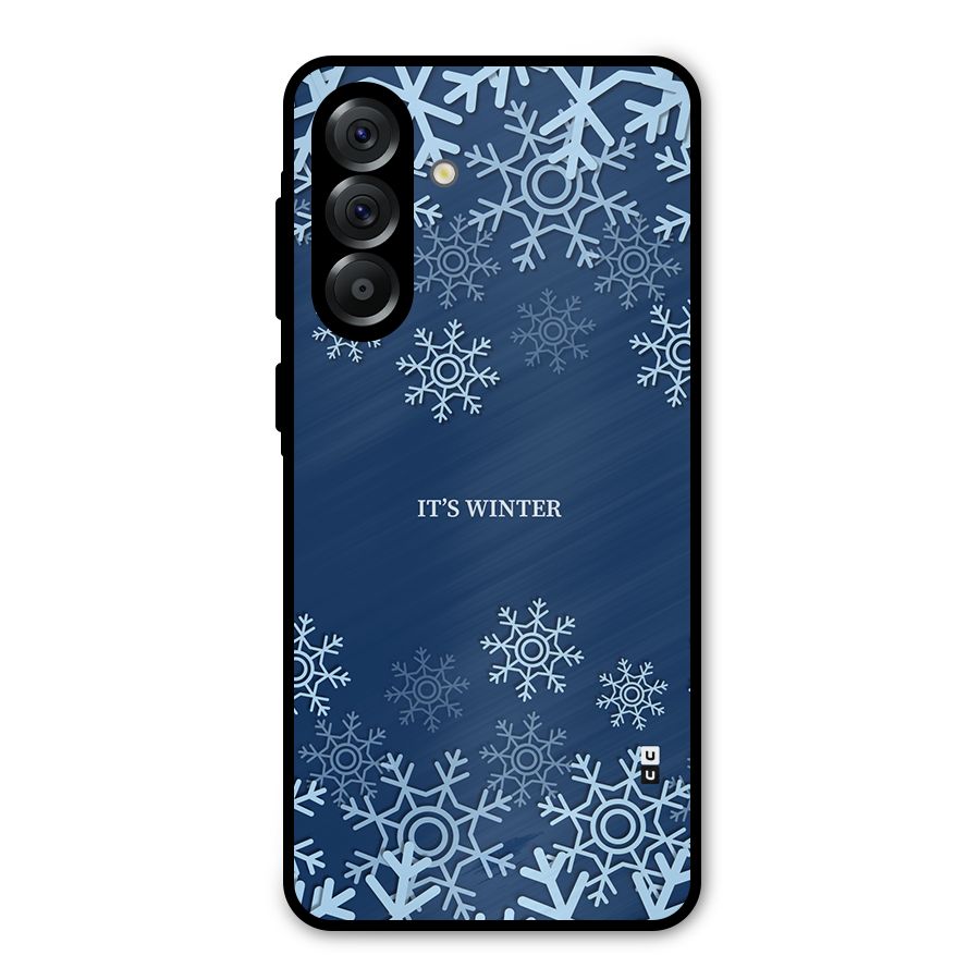 Its Winter Metal Back Case for Galaxy A36