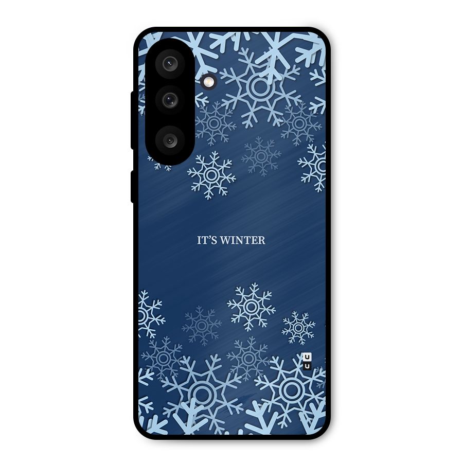 Its Winter Metal Back Case for Galaxy M56