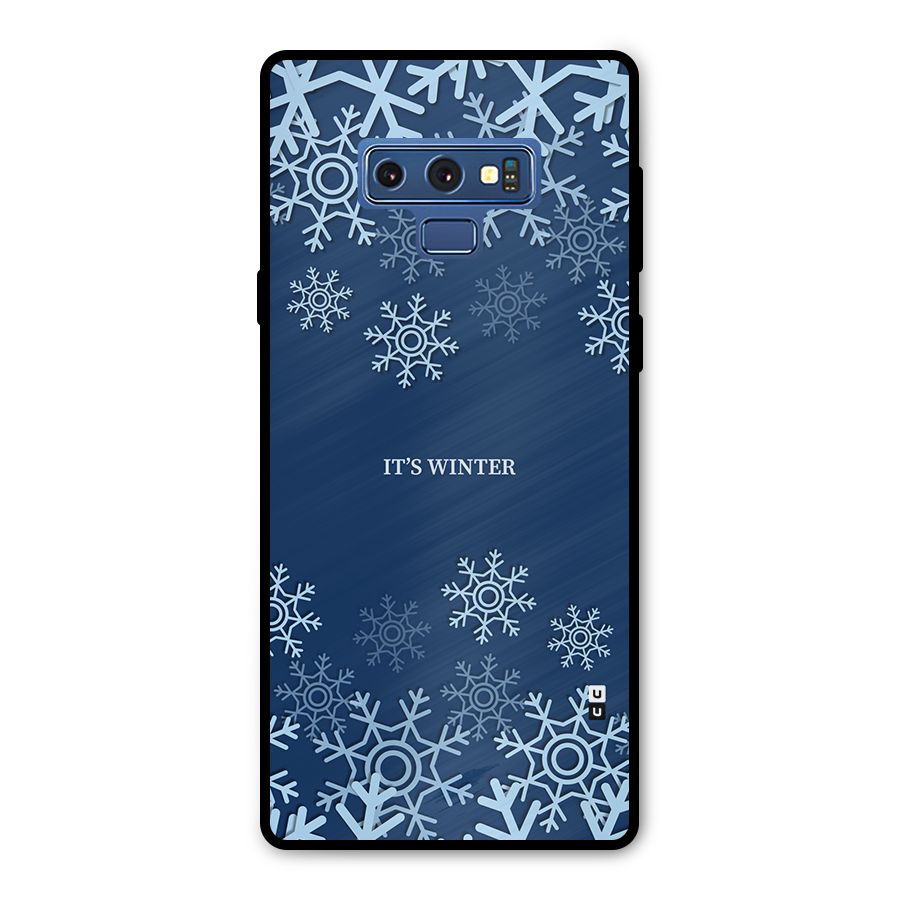 Its Winter Metal Back Case for Galaxy Note 9
