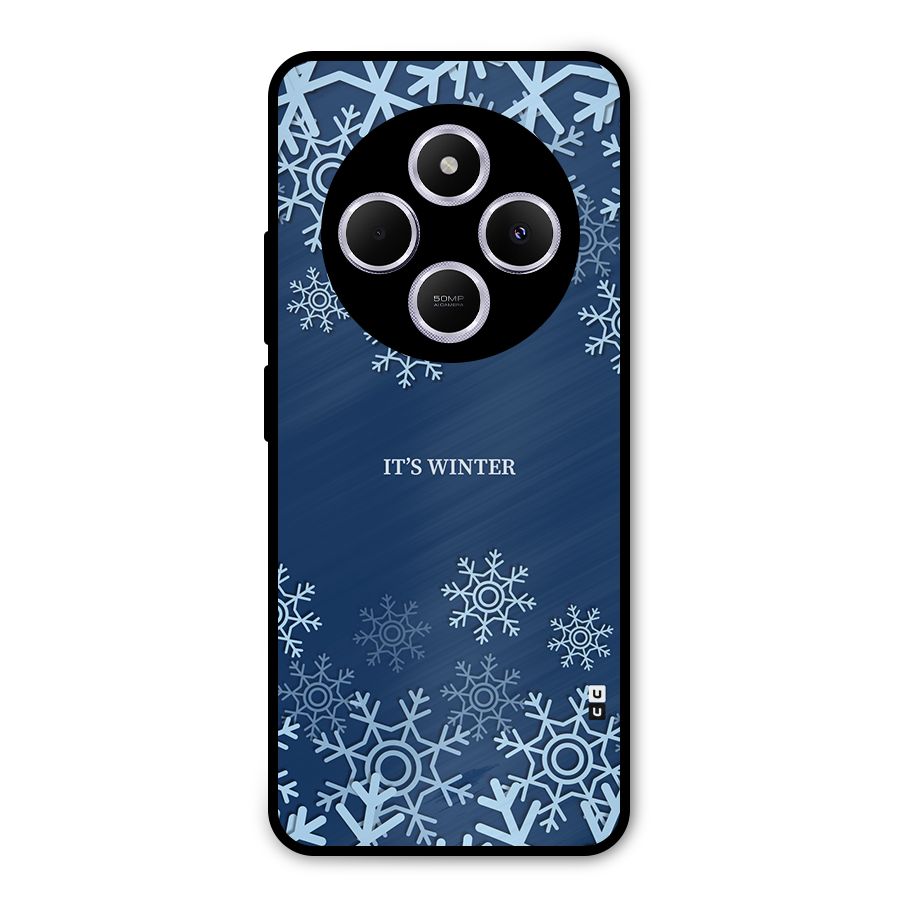 Its Winter Metal Back Case for Poco C75 5G