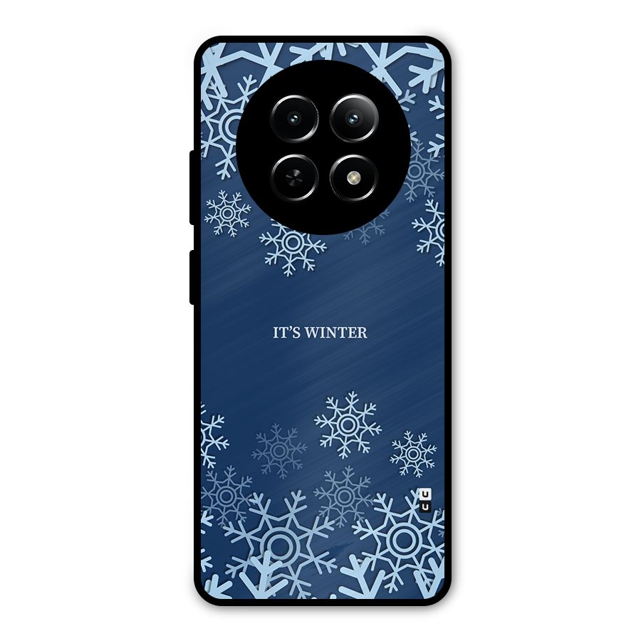 Its Winter Metal Back Case for Realme Narzo N65