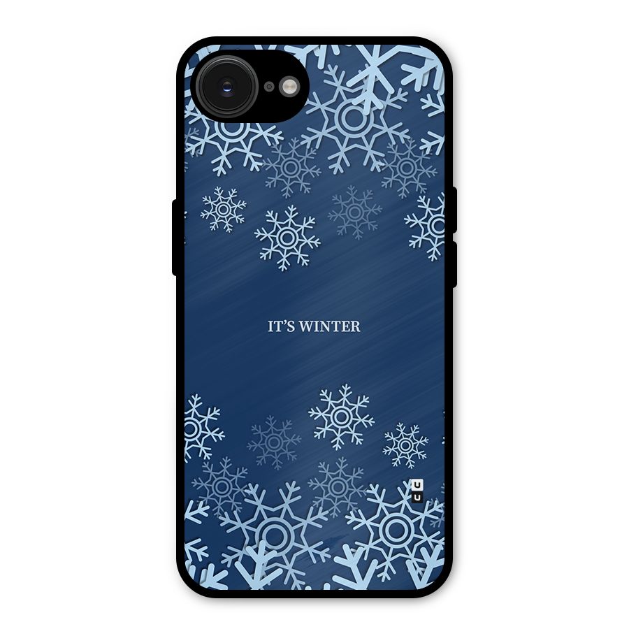 Its Winter Metal Back Case for iPhone 16e