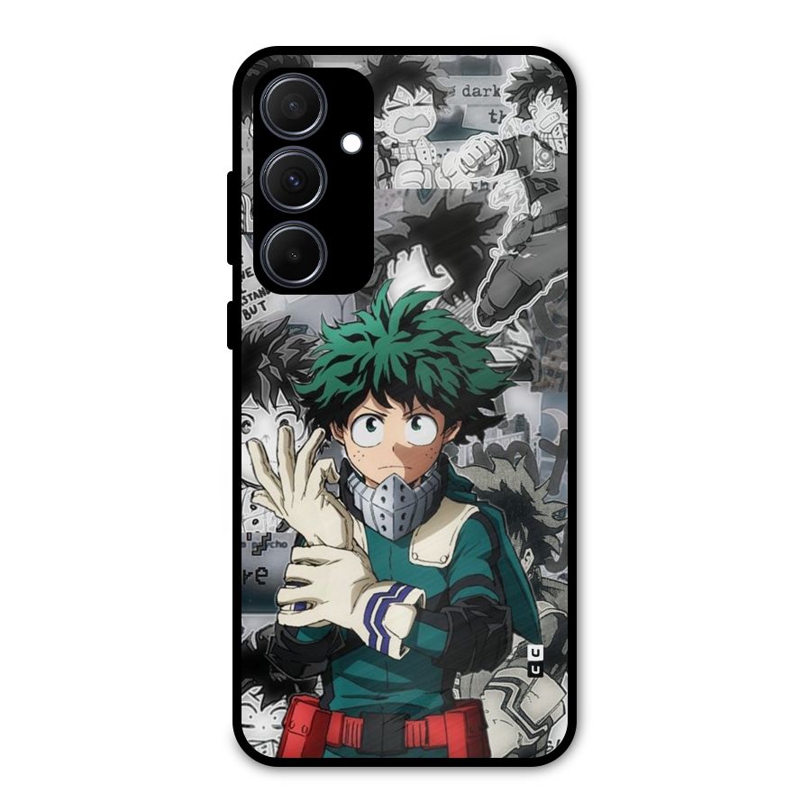 Izuku Midoriya Metal Back Case for Galaxy A35