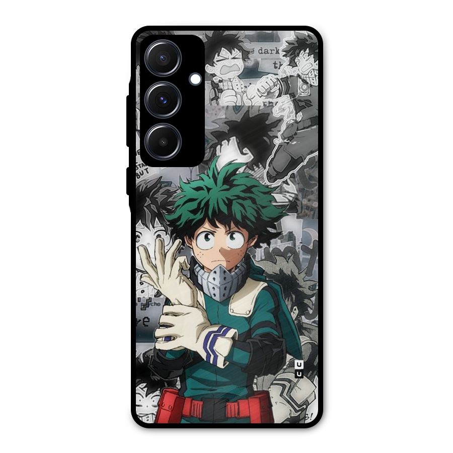 Izuku Midoriya Metal Back Case for Galaxy A55