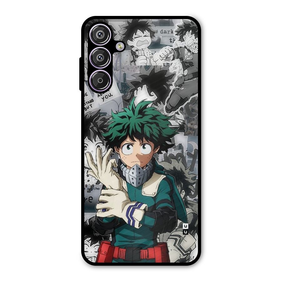 Izuku Midoriya Metal Back Case for Galaxy F15