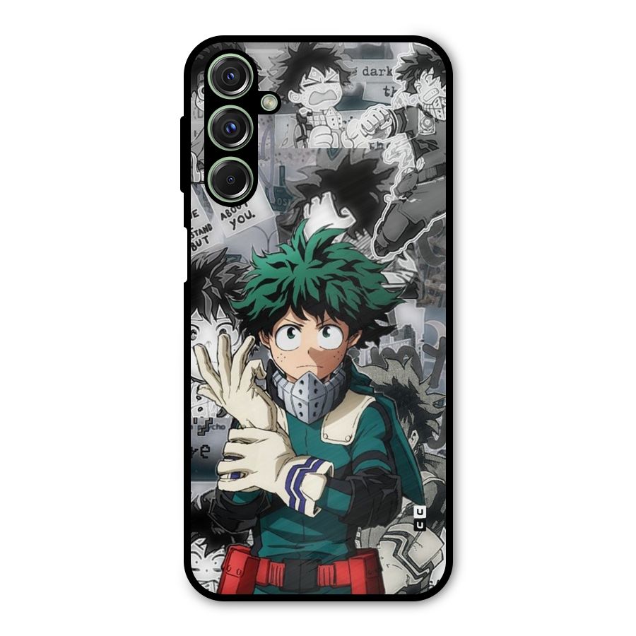 Izuku Midoriya Metal Back Case for Galaxy F34