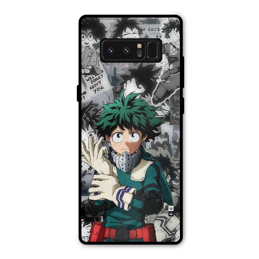 Izuku Midoriya Metal Back Case for Galaxy Note 8