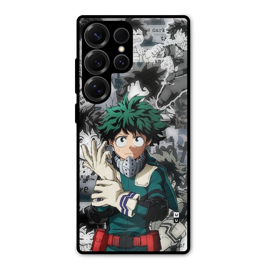 Izuku Midoriya Metal Back Case for Galaxy S25 Ultra