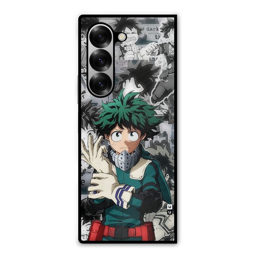 Izuku Midoriya Metal Back Case for Galaxy Z Fold6