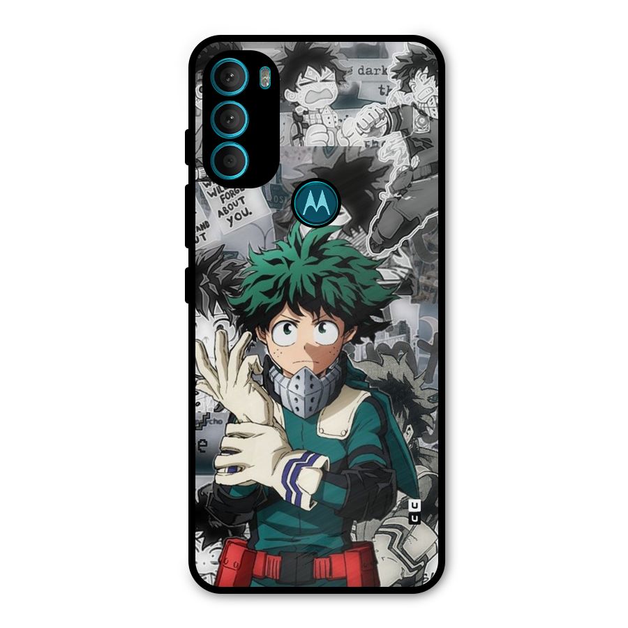 Izuku Midoriya Metal Back Case for Moto G71 5G