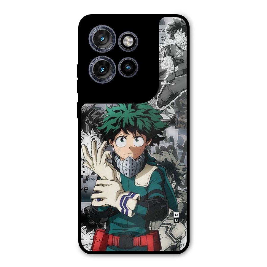 Izuku Midoriya Metal Back Case for Motorola Edge 50 Neo