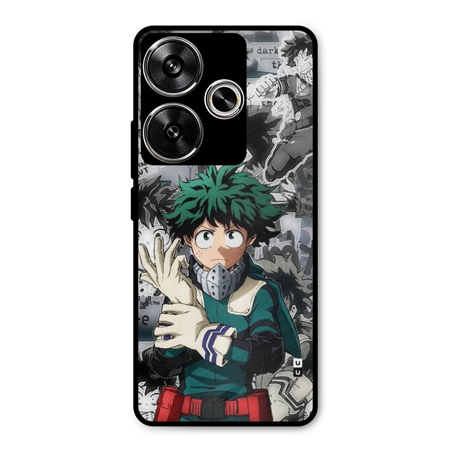 Izuku Midoriya Metal Back Case for Poco F6
