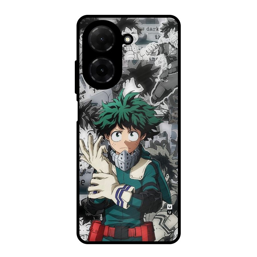 Izuku Midoriya Metal Back Case for Redmi A5 4G