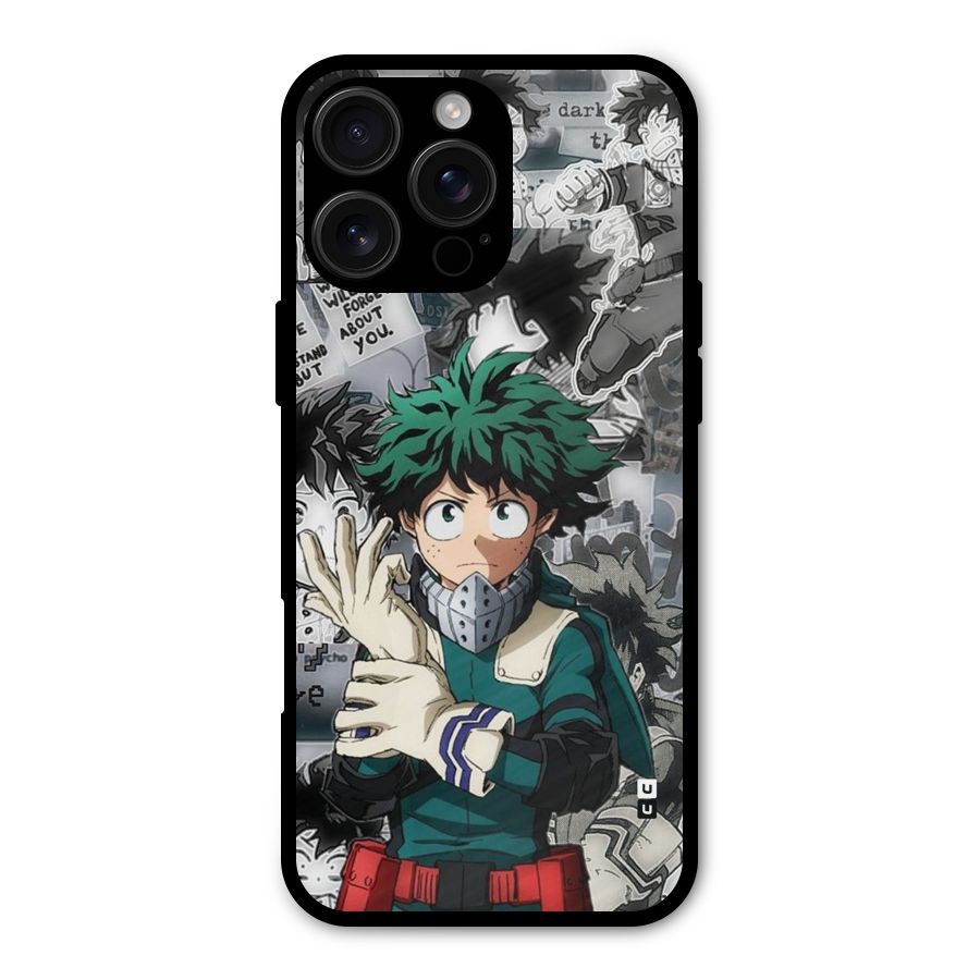 Izuku Midoriya Metal Back Case for iPhone 16 Pro Max