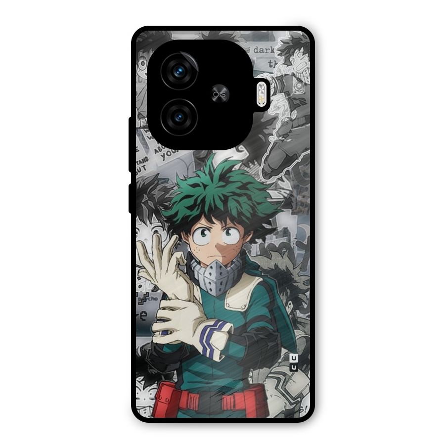 Izuku Midoriya Metal Back Case for iQOO Z9 Turbo