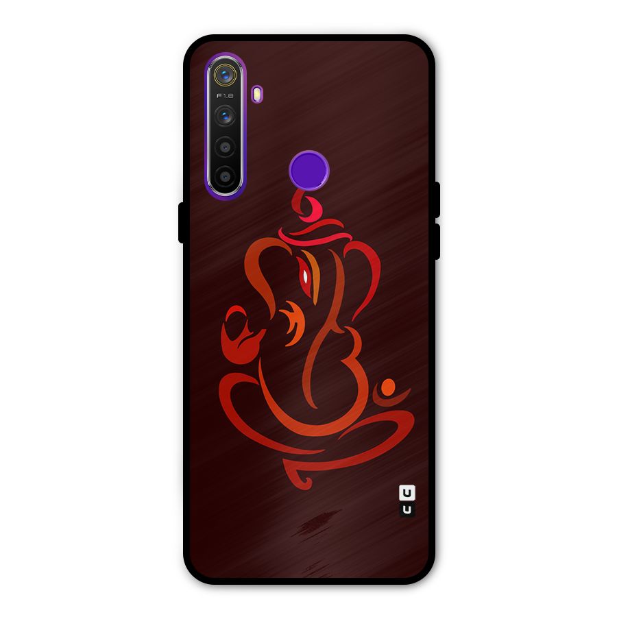 Jai Ganesha Glass Back Case for Realme 5s