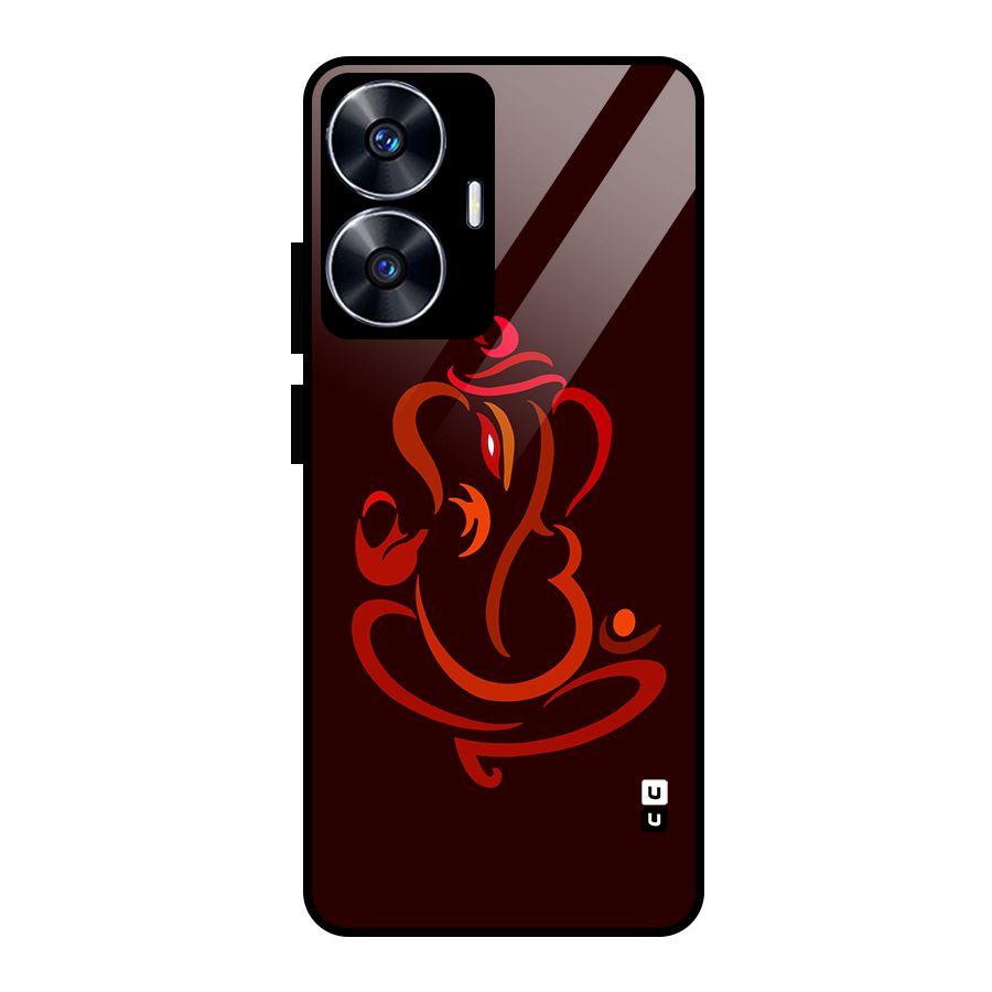 Jai Ganesha Glass Back Case for Realme Narzo N55