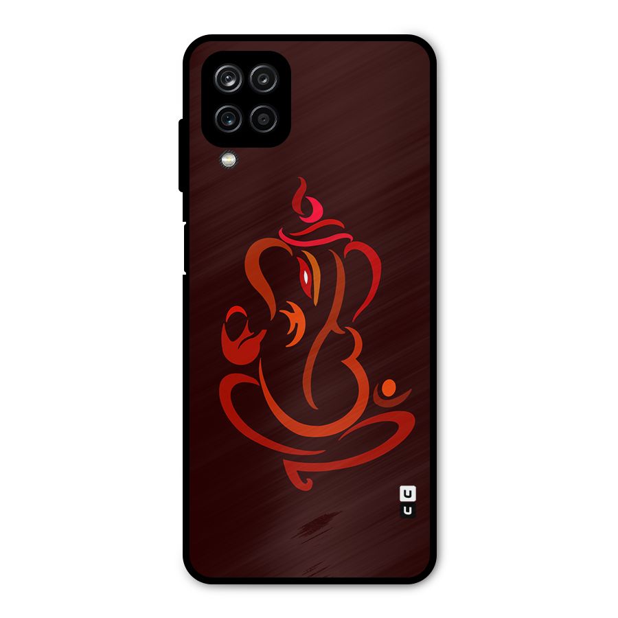 Jai Ganesha Metal Back Case for Galaxy A12