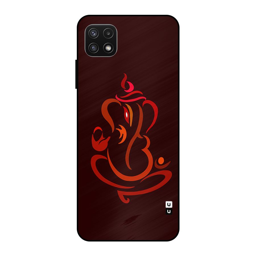 Jai Ganesha Metal Back Case for Galaxy A22 5G