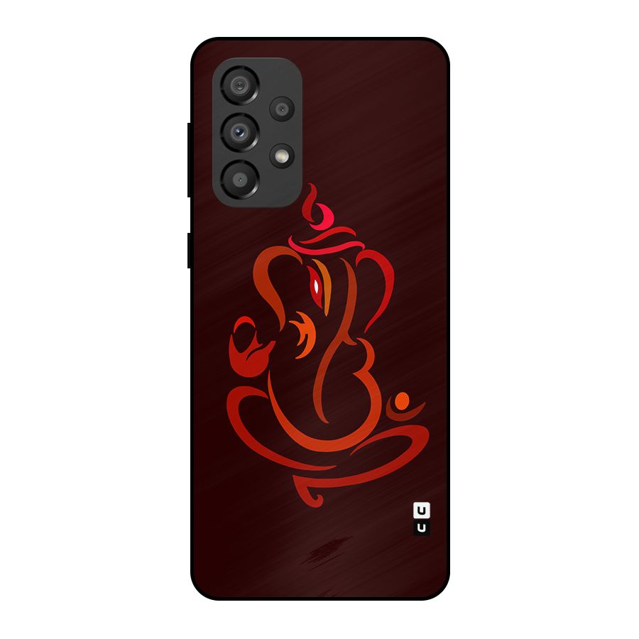 Jai Ganesha Metal Back Case for Galaxy A33 5G