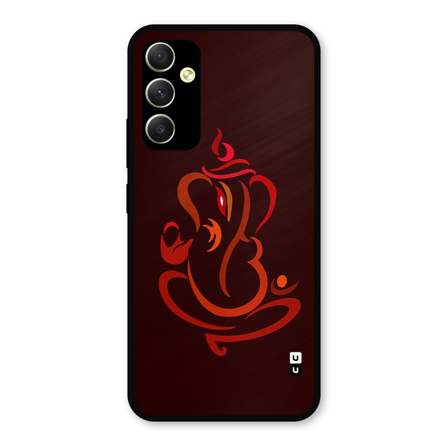 Jai Ganesha Metal Back Case for Galaxy A34