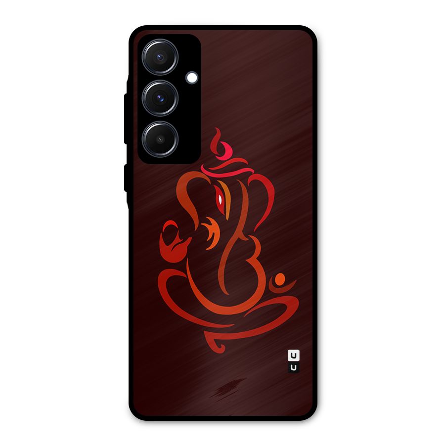 Jai Ganesha Metal Back Case for Galaxy A55