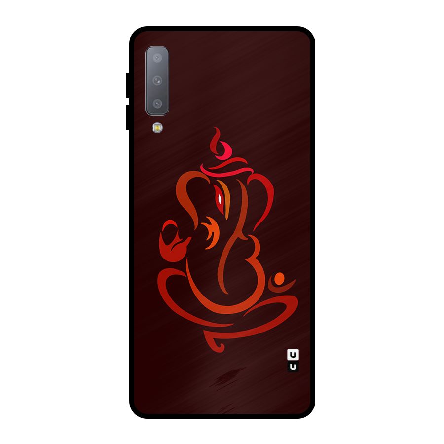 Jai Ganesha Metal Back Case for Galaxy A7 (2018)