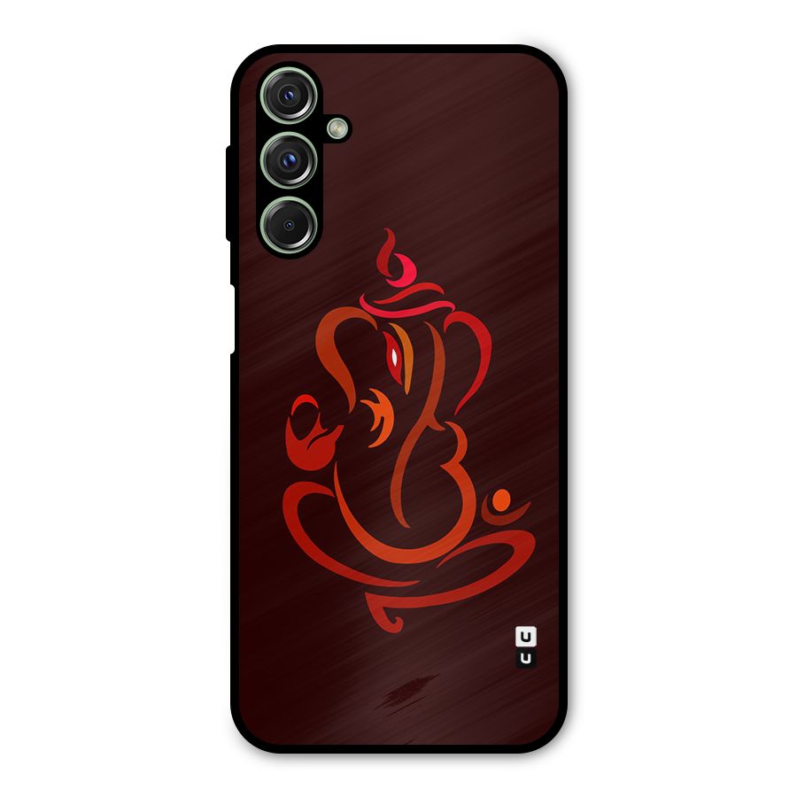 Jai Ganesha Metal Back Case for Galaxy F34