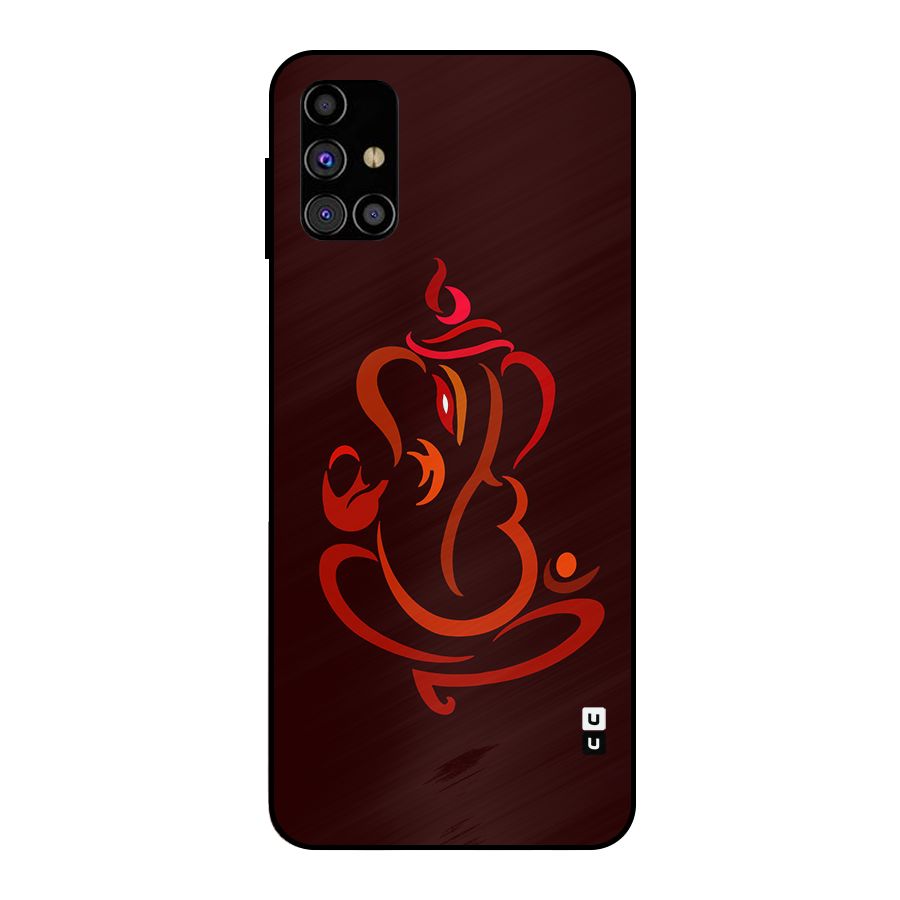 Jai Ganesha Metal Back Case for Galaxy M31s