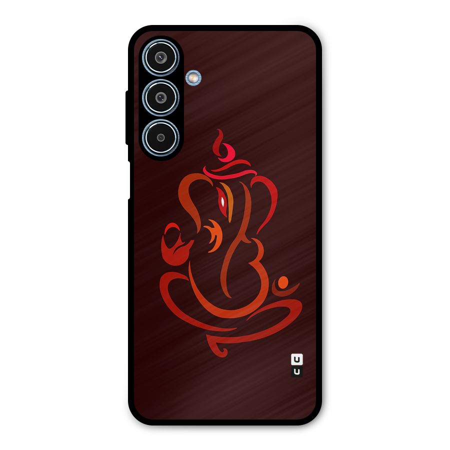 Jai Ganesha Metal Back Case for Galaxy M35