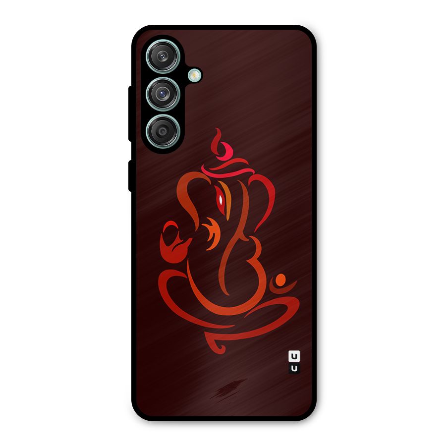 Jai Ganesha Metal Back Case for Galaxy M55 5G