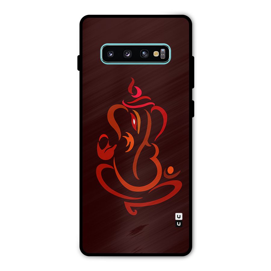 Jai Ganesha Metal Back Case for Galaxy S10 Plus