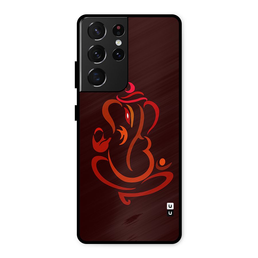Jai Ganesha Metal Back Case for Galaxy S21 Ultra 5G