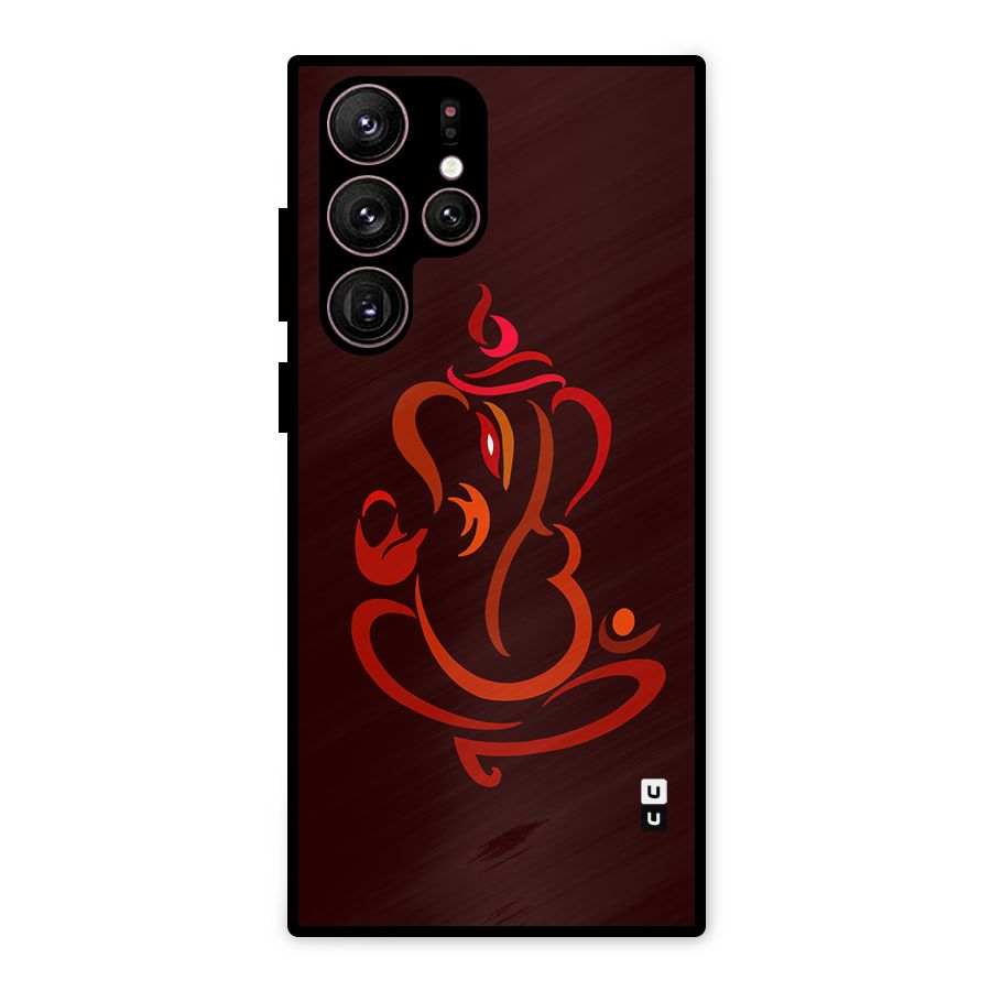 Jai Ganesha Metal Back Case for Galaxy S22 Ultra 5G