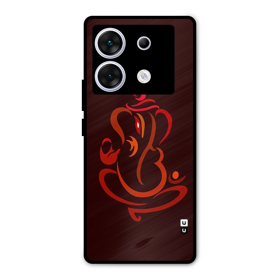 Jai Ganesha Metal Back Case for Infinix Zero 30 5G