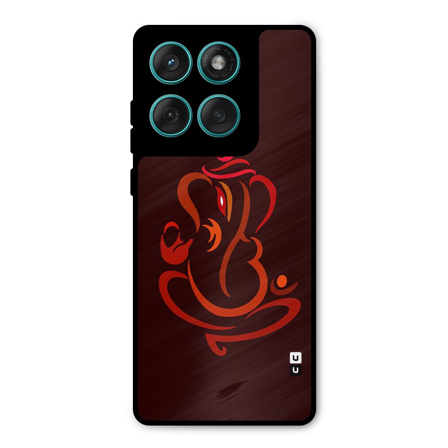 Jai Ganesha Metal Back Case for Motorola Edge 60 Fusion
