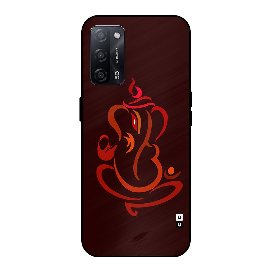 Jai Ganesha Metal Back Case for Oppo A53s 5G