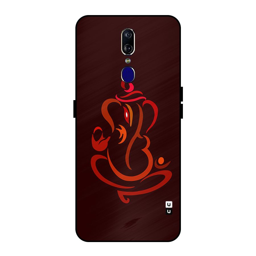 Jai Ganesha Metal Back Case for Oppo F11