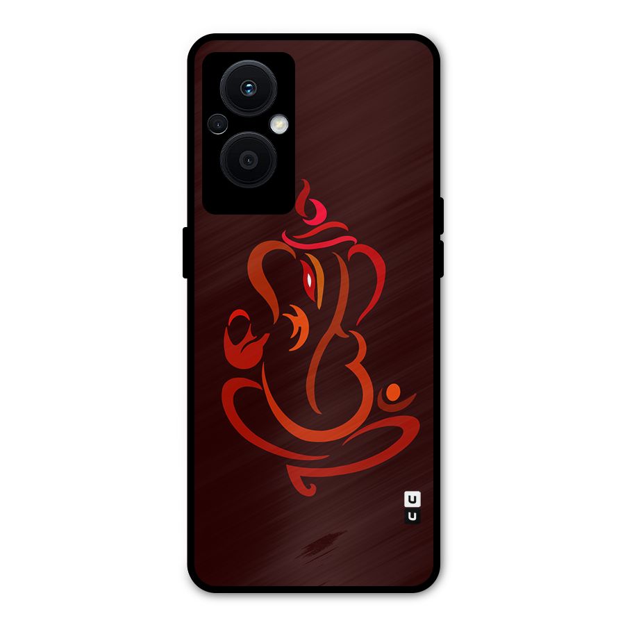 Jai Ganesha Metal Back Case for Oppo F21s Pro 5G