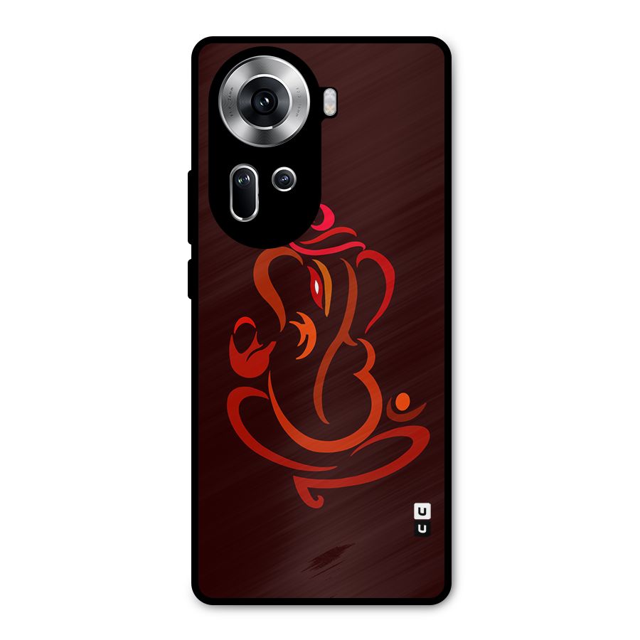 Jai Ganesha Metal Back Case for Oppo Reno11 5G