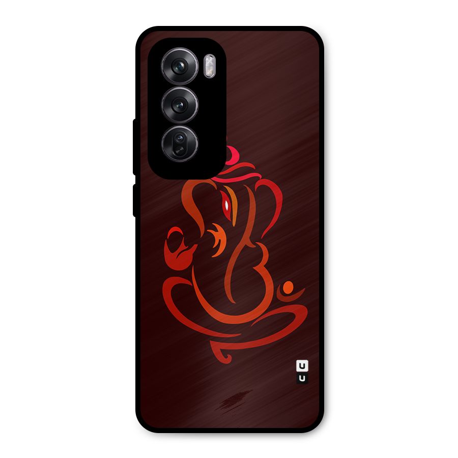 Jai Ganesha Metal Back Case for Oppo Reno12 Pro